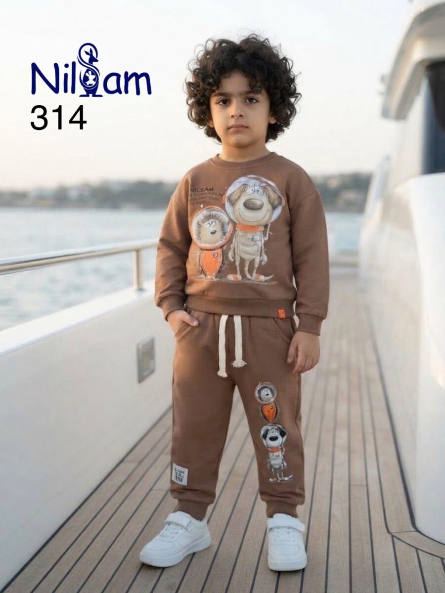 314 314/بلوزشلوارفضانورد6.36ماه - Image 1