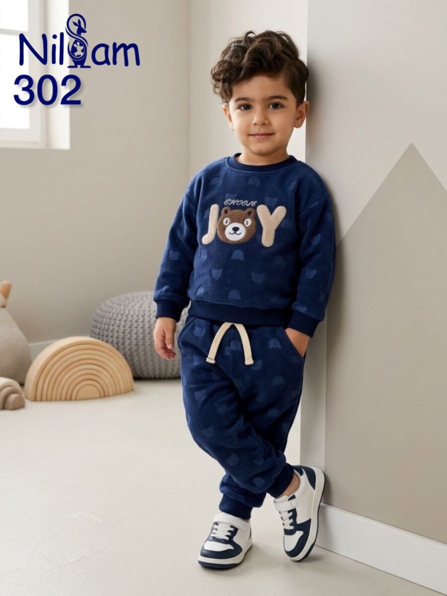 302 302/بلوزشلوارمخمل6.36joy - Image 1